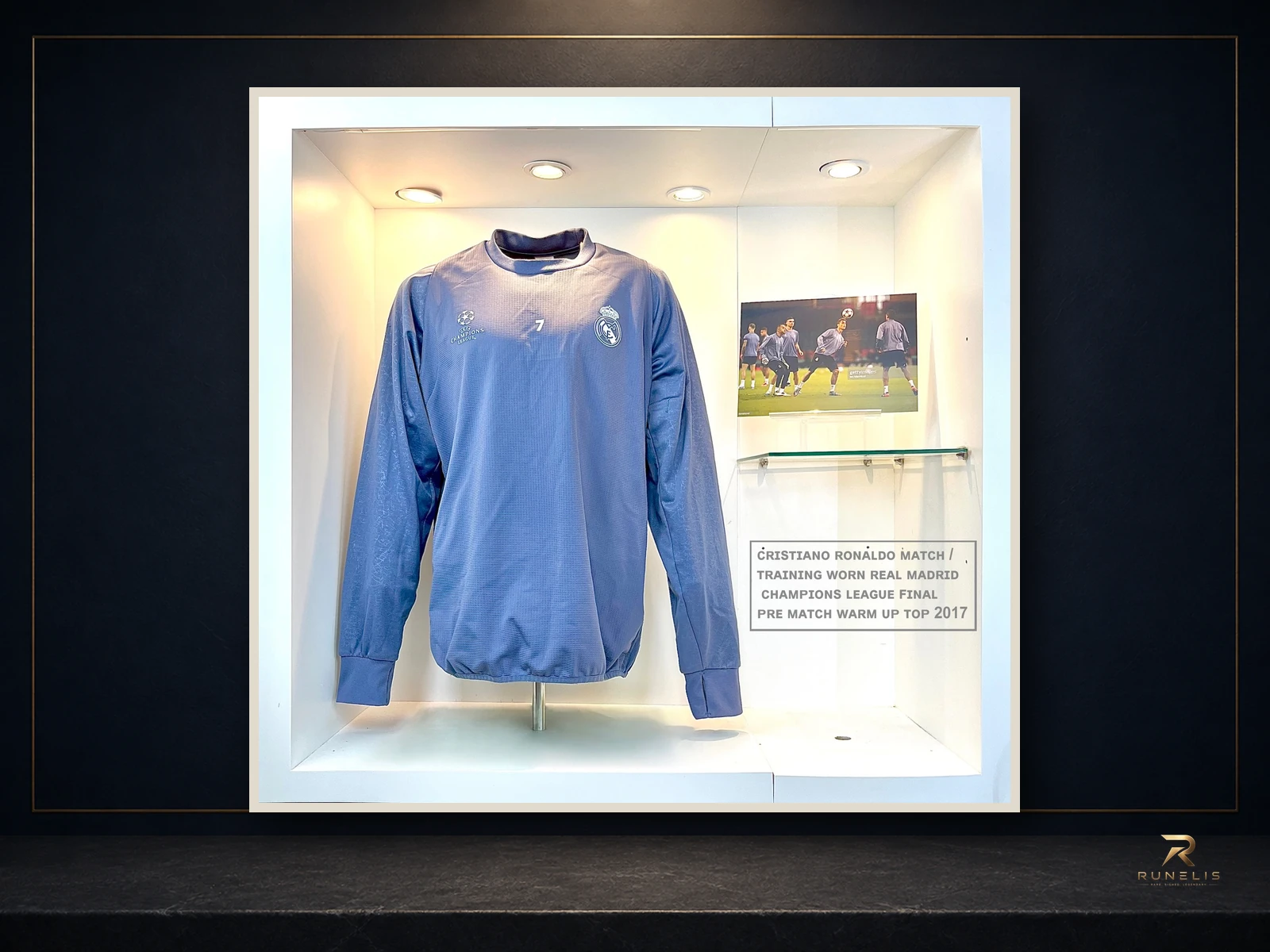 Source photograph of Cristiano Ronaldo Pre-Match Top — Champions League Final 2017