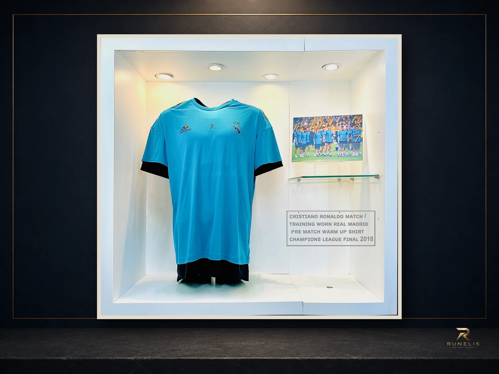 Source photograph of Cristiano Ronaldo Pre-Match Shirt — Champions League Final 2018