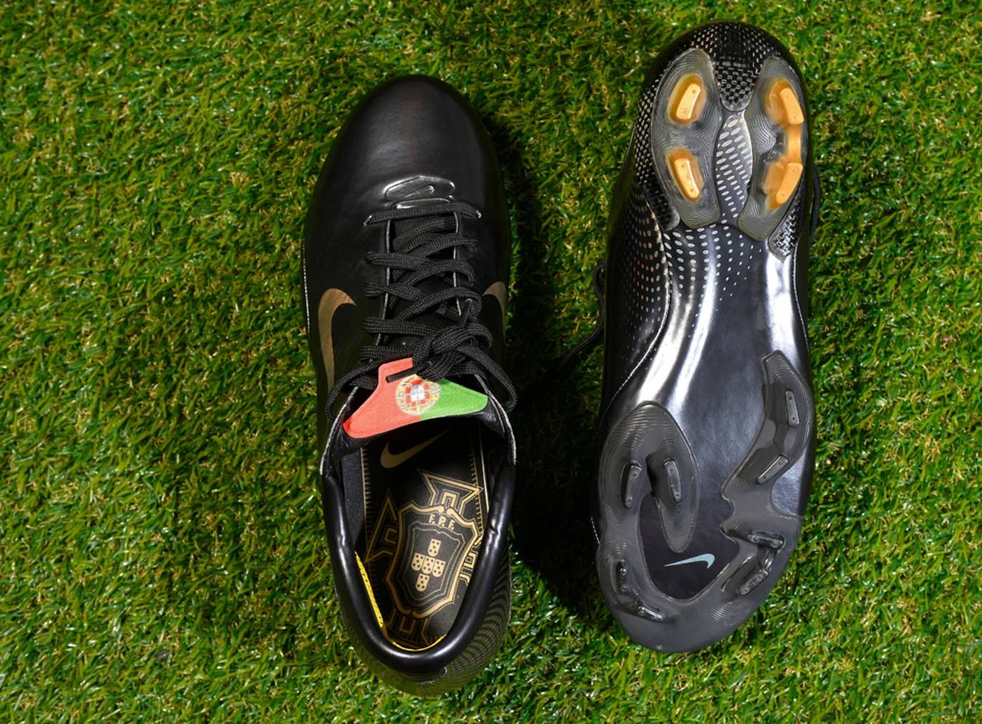Sole and stud configuration for Cristiano Ronaldo Player-Worn Boots — Germany 2006