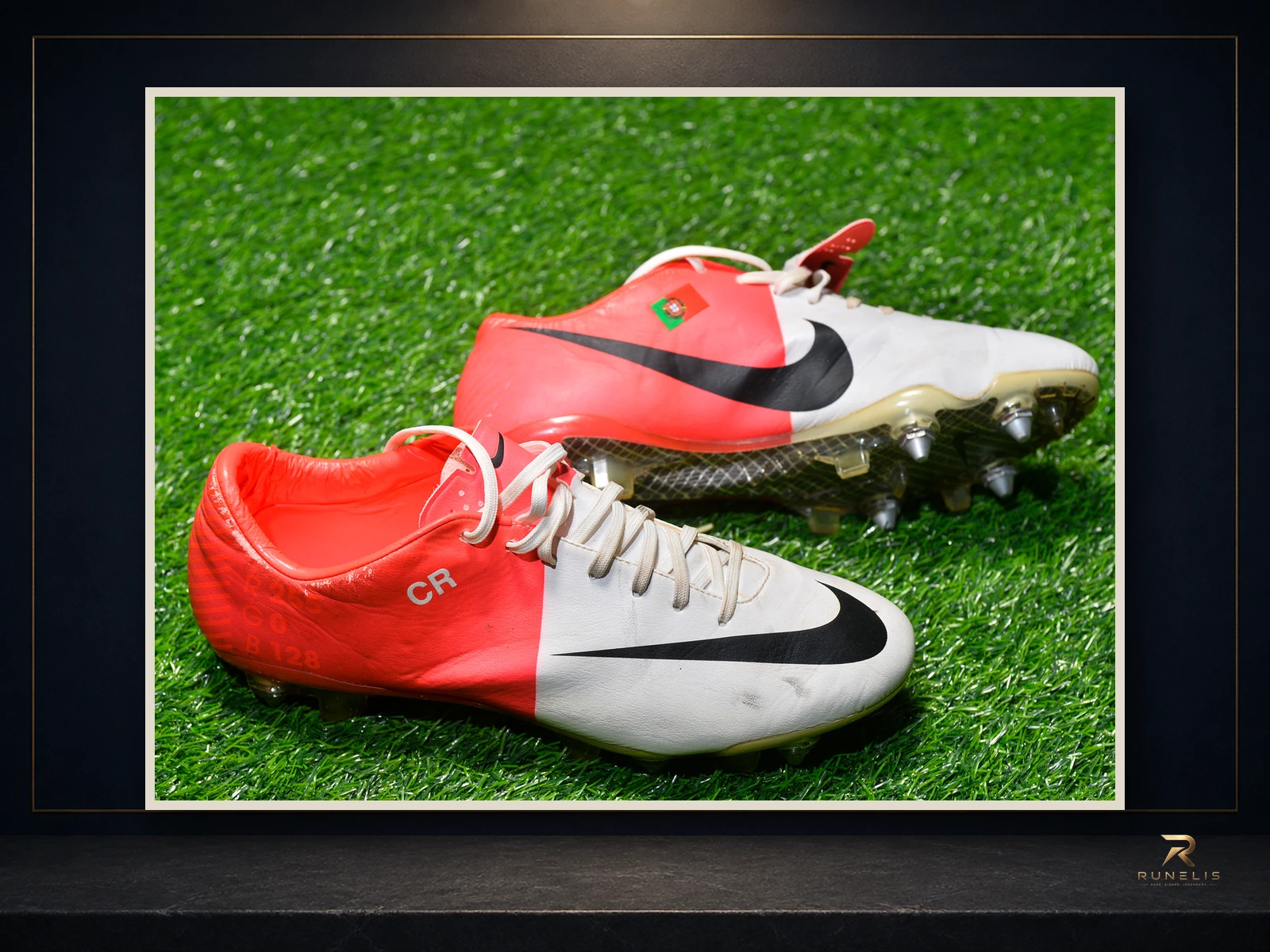 Source photograph of Cristiano Ronaldo Match-Worn Boots — Euro 2012