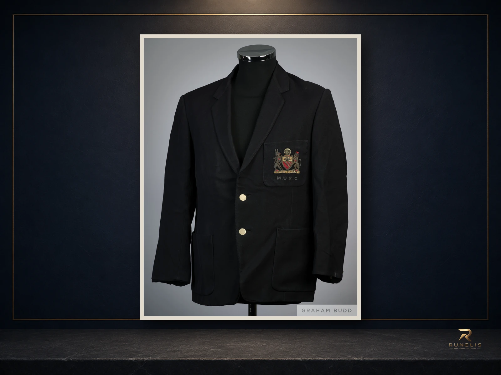 Source photograph of George Best 1968 European Cup Final Club Blazer